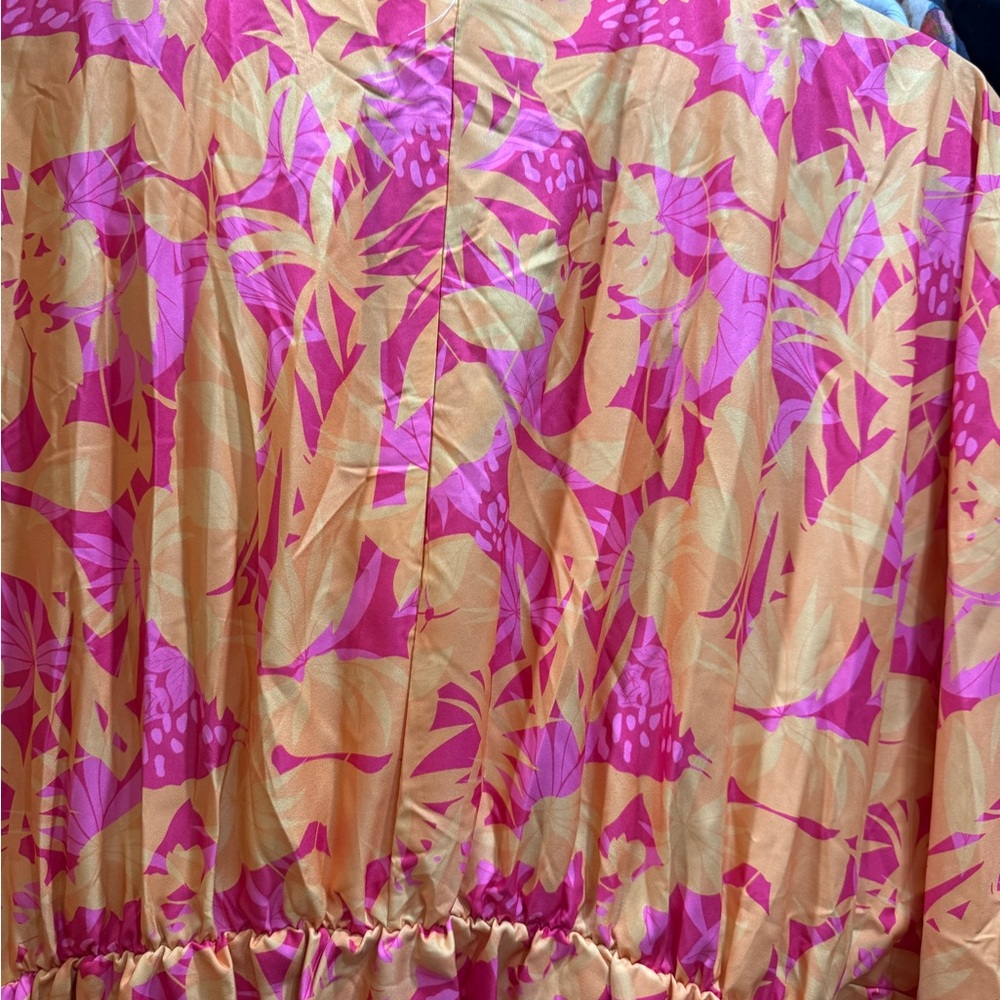 Boho Floral Ruffle Mini Dress - Picture 4 of 8